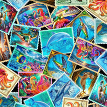 Underwater Paradise-Sea Life Stamps MICHAEL-CD4283-MULTI