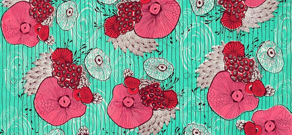 Uniwax Prints From Ivory Coast-Pool UW-24725B2A-1