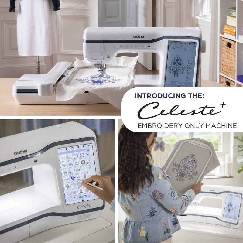 Unveiling The Brother Celeste Embroidery Machine Sat 08/30 2:00-2:45pm