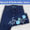 Upcycle & Embroider Jeans* Mon 06/24 9:30am-12:30pm