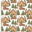 Very Merry Gingerbread-Jolly Gingerbread Forest White 3VERYMERRYGI-24613-WHT