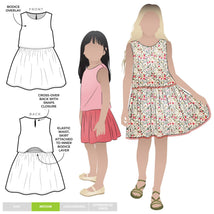 Victoria Kids Woven Dress Pattern Size 2-14