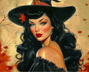 Vintage Witch-36" Panel Multi AL-7515-6C