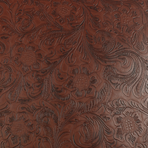 Precut Vinyl - Western Floral- Brown - 18"x27"