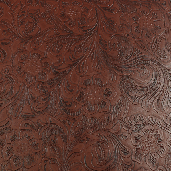 Precut Vinyl - Western Floral- Brown - 18"x27"