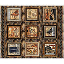 Vivace-36" Panel Music Picture Patches Brown 32244-A