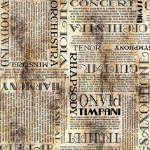 Vivace-Musical Text Parchment 32249-E