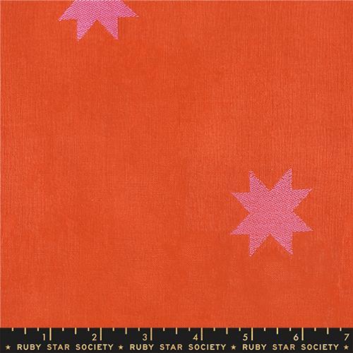 Warp Weft Mystic Fable - Quilt Star Woven Red RS4155-11