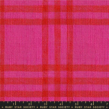 Warp Weft Mystic Fable - Woven Plaid Pink RS4162-11