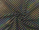 Waterfall on Poly Spandex Black/Silver Dizzy WATERFALL/SS