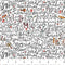 Whiskers & Wine-Wino Words White Multi 26887-10