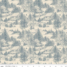 Whispering Pines-Cabins Cream C17952-CREAM