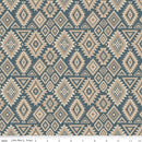 Whispering Pines-Geometric Blue C17953-BLUE