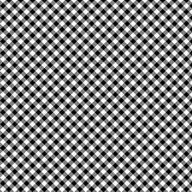 Sweet Gingham-Gingham Black/White 17237-13