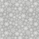 Feathered Festivities-Snowflakes Gray/White W120-011-725