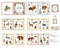 Who Lives In The Woods?-36" Soft Book Panel Beige 722-BEIGE