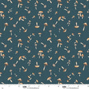 Wild & Free-Tossed Mushrooms Navy 4928-77