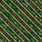 Wild Garden-Diagonal Stripe Green W100-009-670