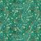 Wild Garden-Feathers Teal W100-011-989