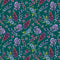 Wild Garden-Small Floral Teal W100-006-945