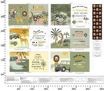 Wild Safari-36" Storybook Panel 24197-BOOK
