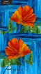 Wildflower-24" Poppy Panel Electric Blue 40076-45