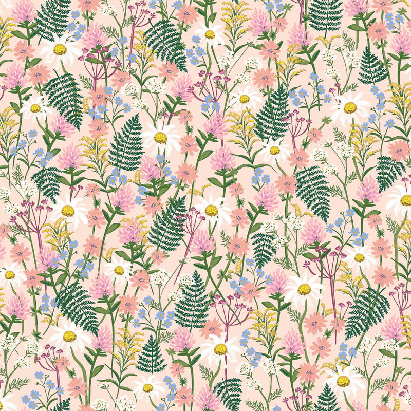 Wildwood-Wildflowers-Pale Rose Lawn RP106-PA5L