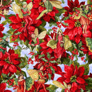 Winter Fairy Hollyday-Poinsettia Ice Blue DDC12750-ICEX-D