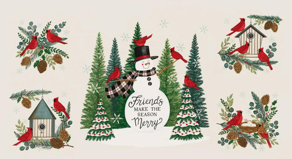 Winter Friends-24" Panel Snowy White 56139-11