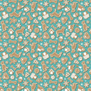 Winter Waggers-Dog Biscuits Aqua 4771-13
