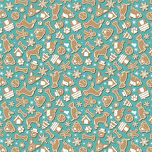 Winter Waggers-Dog Biscuits Aqua 4771-13