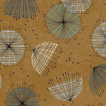 Wisps On The Wind-Contempo Flowers Antique Gold 2800-31782-SLIN