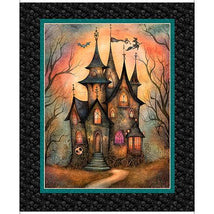 Witchypoo-36" Haunted House Panel Multi 2600-31933-X