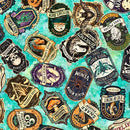Witchypoo-Potion Labels Turquoise 2600-31936-Q