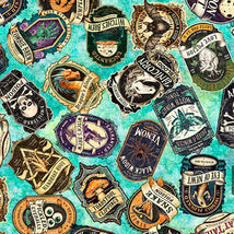 Witchypoo-Potion Labels Turquoise 2600-31936-Q
