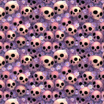 Witchypoo-Skulls Purple 2600-31940-V