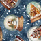 Wonderful Christmastime- Snow Globe Toss-Dk Blue 2600-30337-W