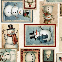 Wonderful Christmastime- Snowman Patch-Cream 2600-30336-E