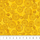 Woodblock-Wood Rings Sunshine Yellow 82040-54