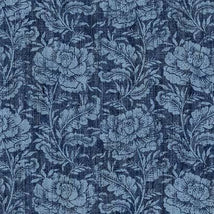 Woodcut Floral-Denim DCX11803-DENI-D