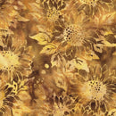 Woodland Warmth-Large Sunfllowers Brown Cinnamon 122538074