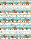 Woodland Whimsy-Repeating Stripe Multi 3074-49379-174