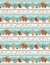 Woodland Whimsy-Repeating Stripe Multi 3074-49379-174