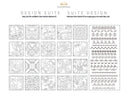 Babylock Design Suite, Fills And Motifs. Fabric Confetti Collection 2