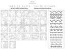 Babylock Design Suite, Fills And Motifs. Floral Alphabet Collection