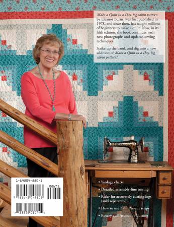Make a Quilt in a Day Log Cabin Pattern 6th Edition - 1094QD