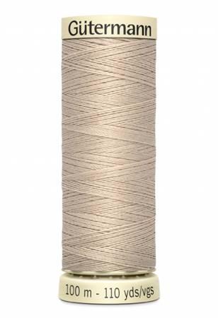 Sew-all Polyester All Purpose Thread 100m/109yds - Sand 100M-506