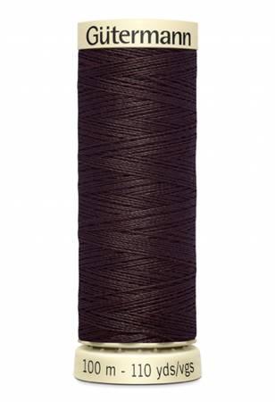 Sew-all Polyester All Purpose Thread 100m/109yds - Seal Brown 100M-593