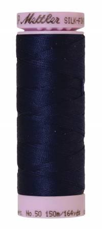 Silk-Finish 50wt Solid Cotton Thread 164yd/150M Dark Indigo