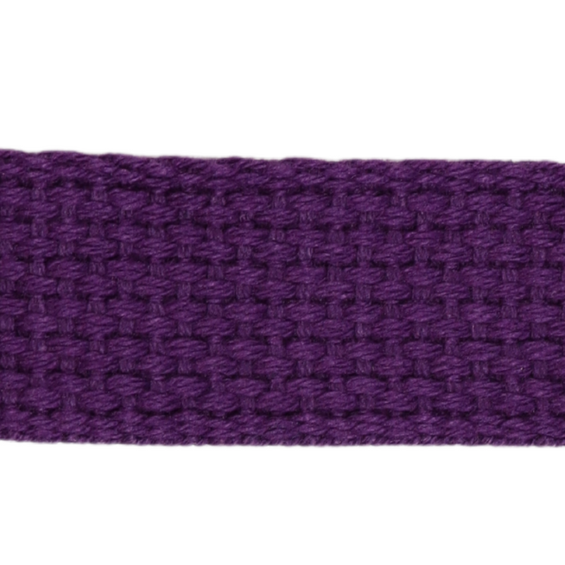 1" Cotton Webbing-Purple WC/100-465
